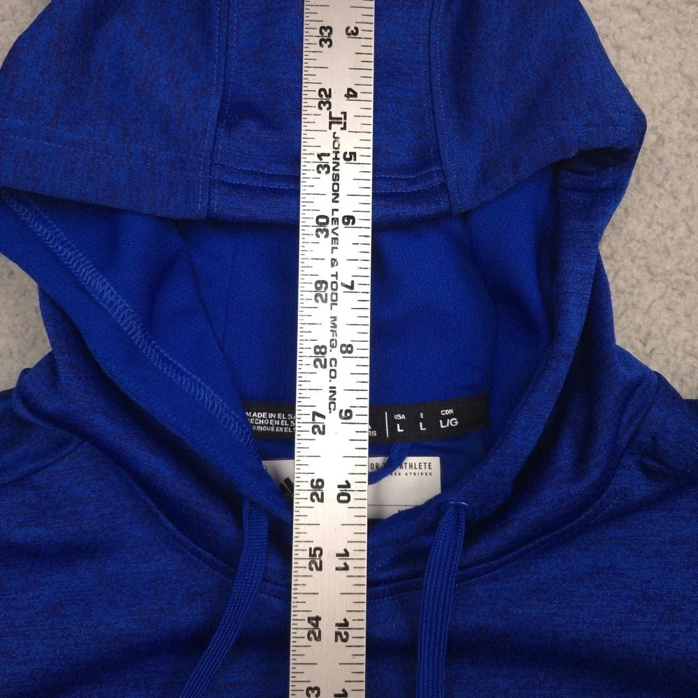 Adidas Little League World Series Hoodie Mens L Blue ClimaWarm Williamsport